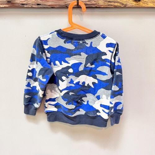 Mini Boden Boys Animal Camouflage Sweatshirt 4-5Y - Picture 3 of 4
