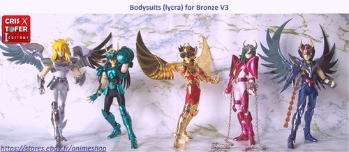 FULL BODYSUIT LYCRA pour BRONZE V1/V2/V2 EX/V3 SAINT SEIYA MYTH CLOTH, LICRA OCE - Foto 9 di 106