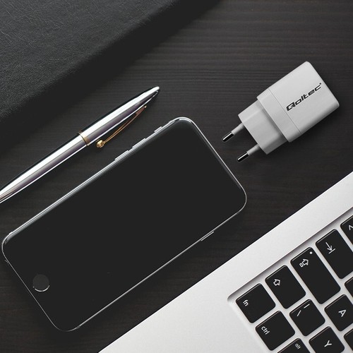 Qoltec Ładowarka sieciowa 35W GaN 5-20V 1.5-3A 1 x USB-C PD 1 x USB QC 3 - Zdjęcie 5 z 8