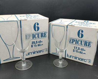 Servizio Bicchieri Luminarc Epicure X6 25,5cl X6 17,5cl 12Stk crystal clear glas