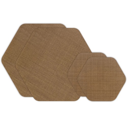 KIT DE PARCHES DE REPARACIÓN HEXAGONAL CINTA TENAZ GEAR AID JUEGO DE PARCHES ADHESIVOS DE NYLON - Imagen 4 de 17