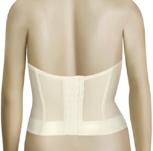 Elomi 42F EL1231 Suavizado Convertible Sin Tirantes Bustier Marfil Nuevas con Etiquetas Correas - Imagen 3 de 4