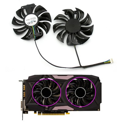 Ersatz Grafikkarte Kühler Kühlung Lüfter Für PowerColor RX480 RX470 470D 580