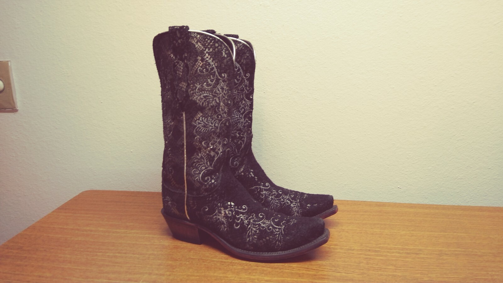 Mujeres 8 B Lucchese Plata De Gamuza Gamuza Gamuza Negra Estampado de Pitón botas De Vaquero Occidental db6dbd Mujeres 8 B Lucchese Plata De Gamuza Gamuza Gamuza Negra Estampado de Pitón botas De Vaquero Occidental db6dbd