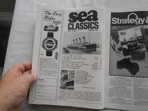SEA CLASSICS Magazin MÄRZ 1973 - Bild 2 von 2