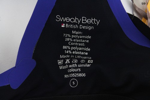 SWEATY BETTY Devant Dance Jumpsuit S Women Mesh Cut-Out Back Leotard Breathable - Picture 7 of 8