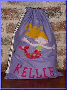 PIRATE PERSONALISED LIBRARY BAG //TOY BAG