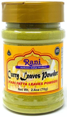 Rani Curry Foglie in Polvere (Kari Neem Patha) Spezia Indiana 2,4 oz (70g) - Foto 1 di 5