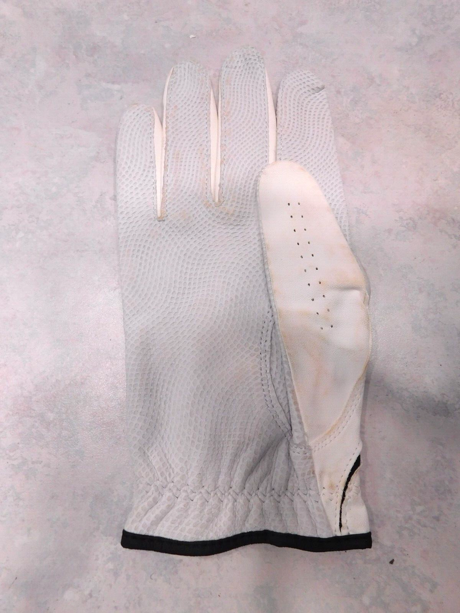 SRIXON CABRETTA MEN'S RIGHT HAND WHITE LEATHER GOLF GLOVE UNLINED