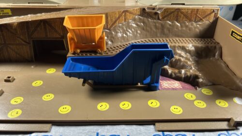 VINTAGE 1979 MATTEL HOT WHEELS "STO-N-GO" CANTIERE PIEGHEVOLE PLAYSET RARO - Foto 4 di 24