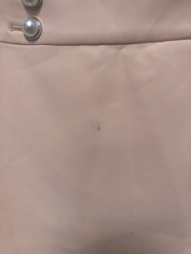 Calvin Klein Womens Skirt Poppy Orange Size 6P Button-Detail Pencil - Picture 4 of 4