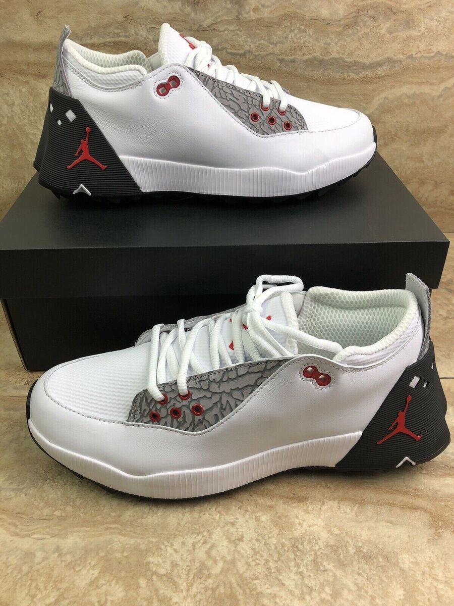 Nike Mens Jordan ADG 2 Golf Shoes Cement White Black Mens Nike Mens Jordan ADG 2 Golf Shoes Cement White Black Mens