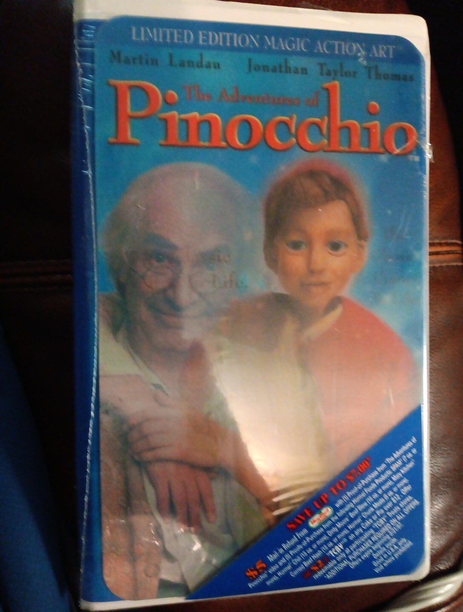 The Adventures of Pinocchio (VHS, 1996, Clamshell) for sale