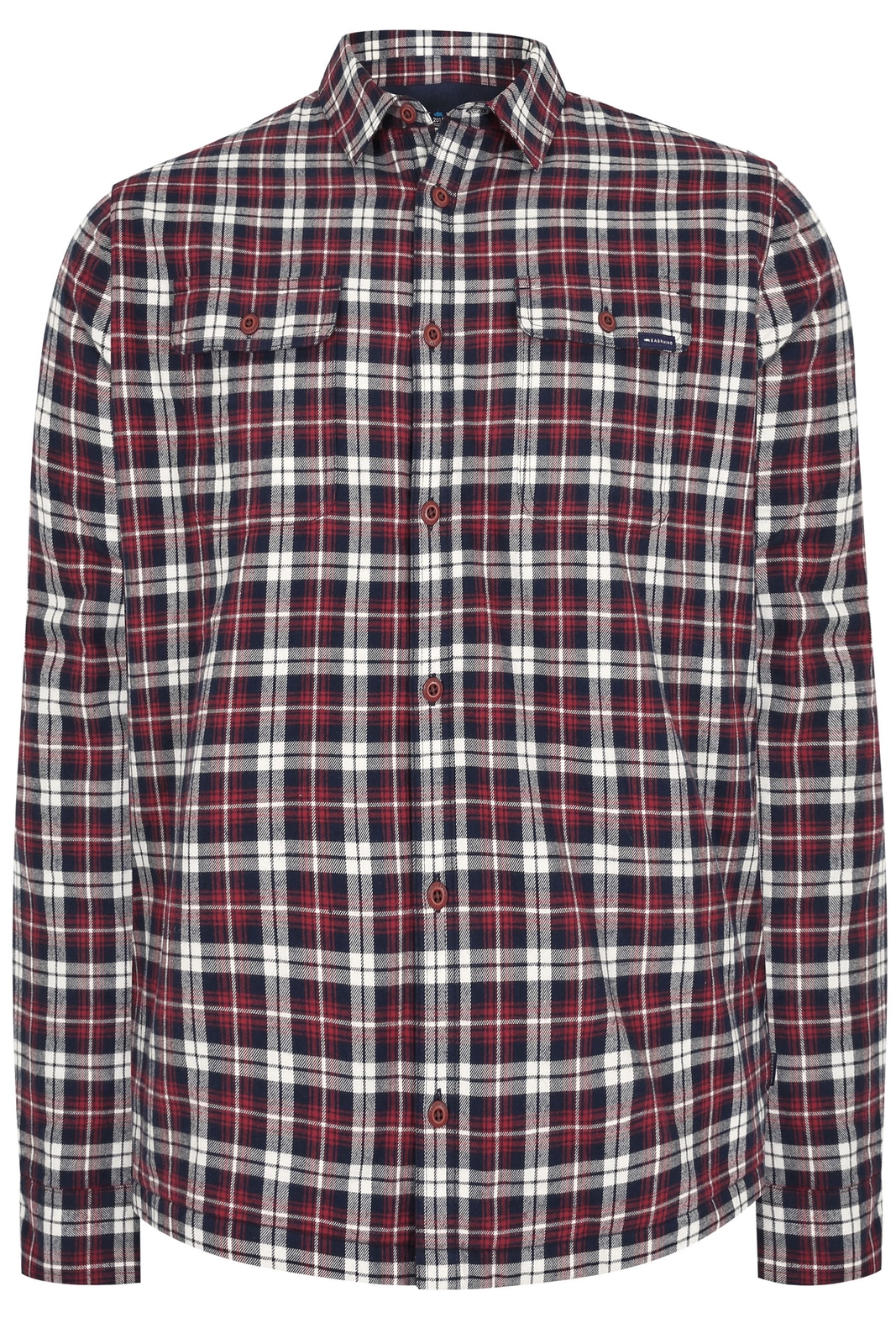 Badrhino da Uomo & Verificato Camicia imbottito con fodera in pile Badrhino da Uomo & Verificato Camicia imbottito con fodera in pile