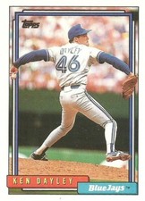 KEN DAYLEY TORONTO BLUE JAYS #717 - TOPPS NM-MT 1992