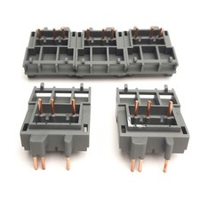 Lot of 5 ABB BEA16-4 Contactor/Motor Starter Connector, 3-Pole, Up to 32A