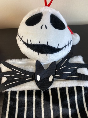 2 Disney Nightmare Before Christmas JACK SKELLINGTON Stocking Santa Pumpkin King - Picture 3 of 12