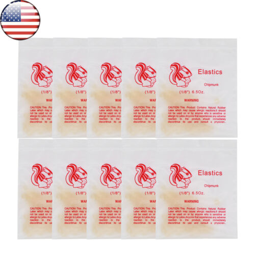 Bandas de goma elásticas de látex para ortodoncia dental de EE. UU. 1000 PIEZAS para soporte 1/8-6,5 - Imagen 2 de 7