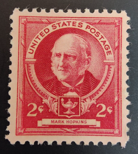 Scott #870 - 2 Cent Stamp Mark Hopkins- Educators, Famous Americans- 1940 MNH