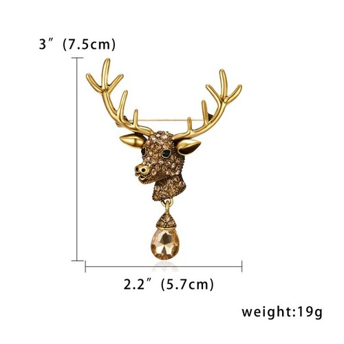 Merry Christmas Tree Santa Claus 58 Styles Brooch Pin Women Men Xmas Party Gift - Picture 45 of 67