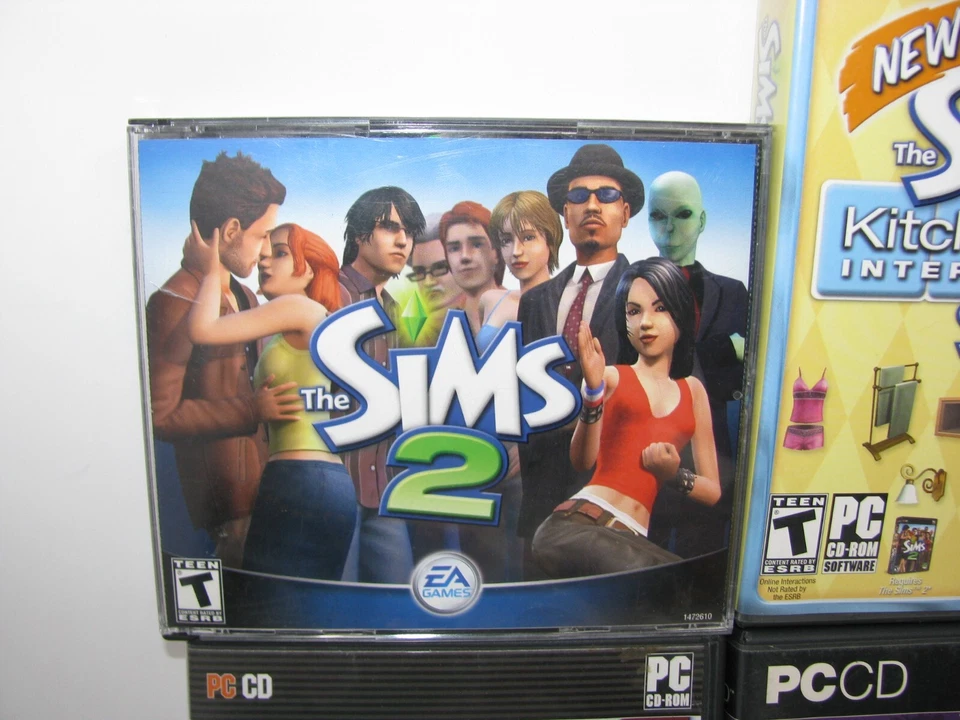 Lot 8 The Sims 2 PC Game Lot CD DVD 7 Expansion Packs Manuals **READ** - Image 3 of 4