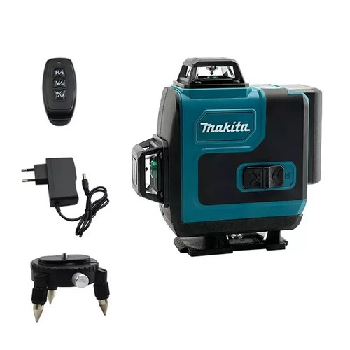 Makita Laser Level 16 Green Lines Self-Leveling 360 Powerful High Precision - Foto 10 di 13