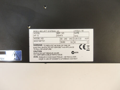 RTS Telex Bosch KP 12 12 Positionen Tastenfeld Gegensprechanlage KP12 mit Rack Ohren - Bild 4 von 9