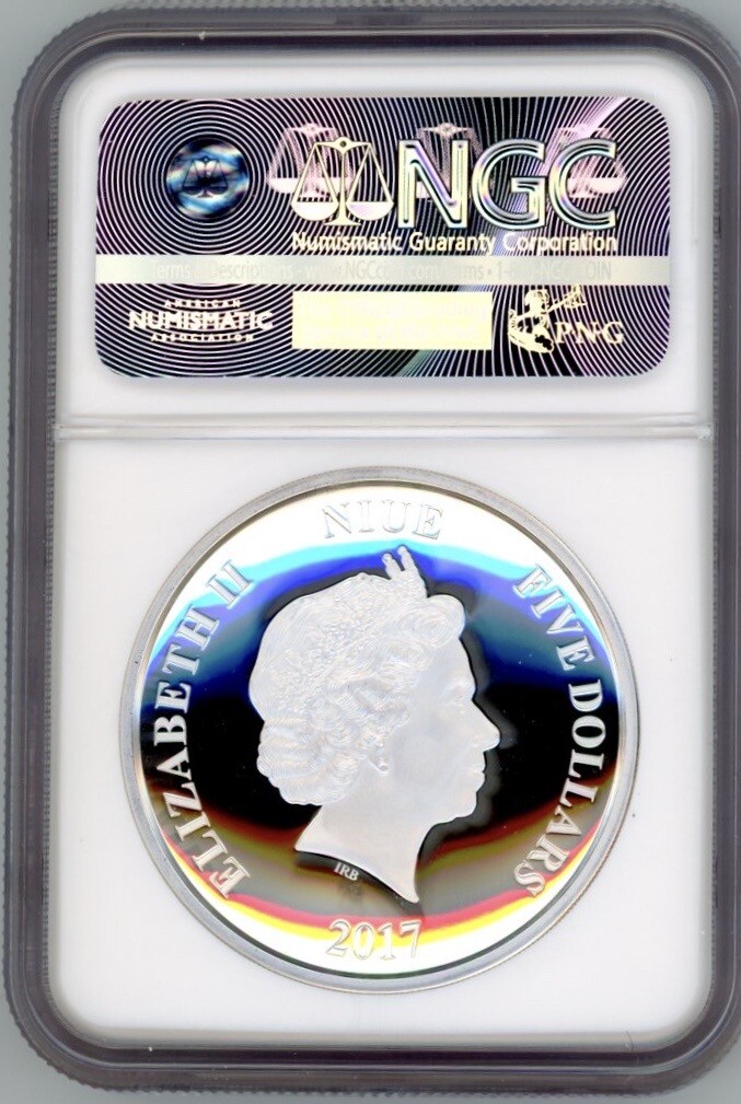 【NGC PF70】2017 スター・ウォーズ「ジェダイの帰還」銀貨 ニウエ 2017 Star Wars G$25 Luke Skywalker NGC PF70 - CV Coins