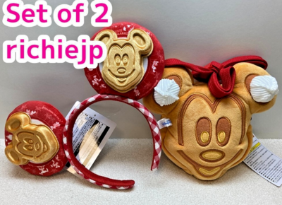 Japan Tokyo Disney Resort Mickey mouse Waffle ears Headband