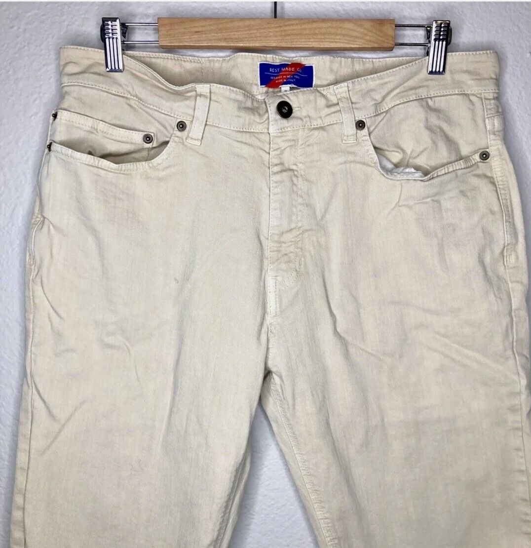 Best Made Co 5 Pocket Twill Pants Jeans Mens 34x3… - image 3