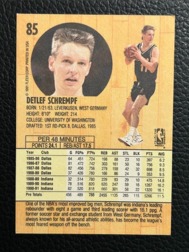 1991-92 Fleer Basketball #s 85-203 -NMMT You Pick - Picture 2 of 8