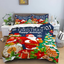 2021 Santa printed duvet cover adult children bedding set 2/3 piece set Wysoka ocena inwentarza