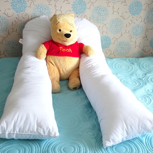 LUXUS U KISSEN 10 FT Umstandsmode Schwangerschaft EXTRA LANG Rücken Bauch Unterstützung GRATIS HÜLLE - Bild 4 von 30