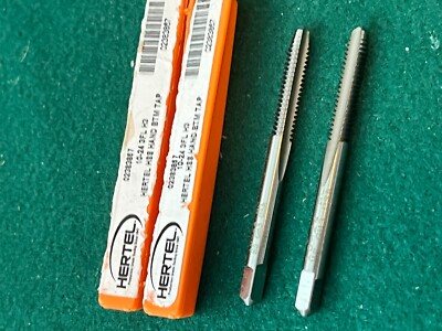 Hertel Machine Tap: #10-24 UNC, GH3, 2 Flutes HSS Lot of 2