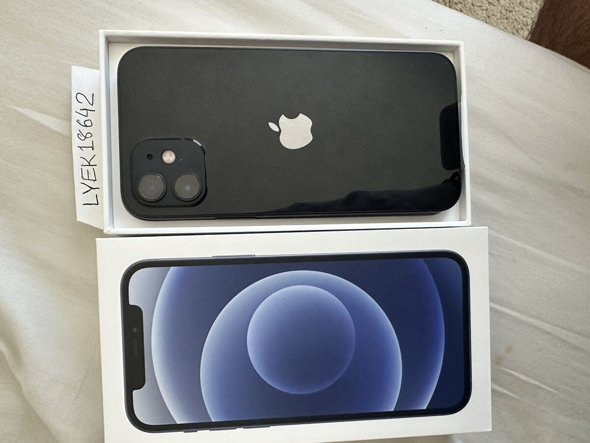 Apple iPhone 12 - 64 GB - Black (Verizon) (Dual SIM) IOS Apple iPhone 12 - 64 GB - Black (Verizon) (Dual SIM) IOS