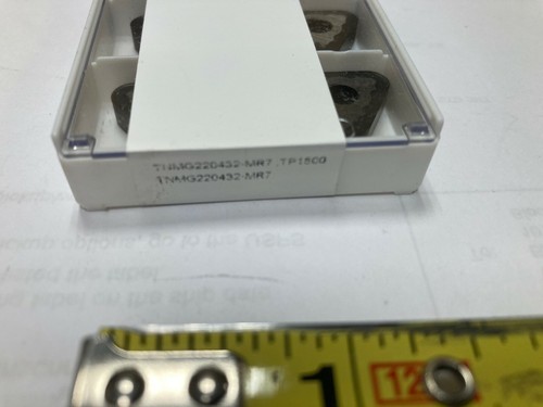 **Pack of 10**, SECO TNMG220432-MR7 TP1500, Carbide Inserts, TNMG438, EDP 13923 - Picture 3 of 5
