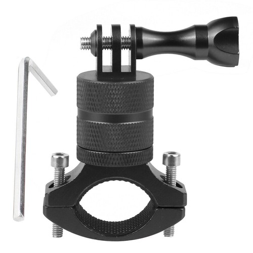 Aluminum Bicycle Clip Adapter Camera Stand Motorcycle Mount for GoPro 8 7 SJCam - Picture 4 of 16