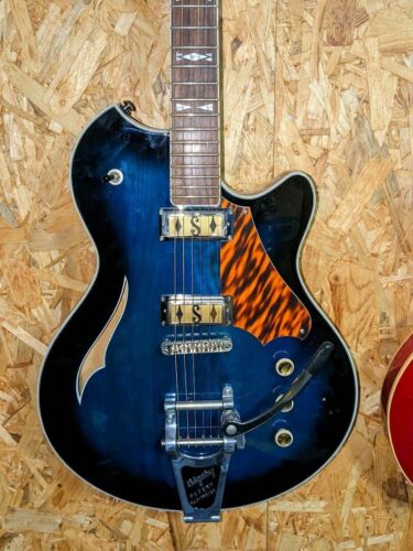 Guitarra eléctrica tipo Supro Clemont Bizarre 335 usada buen estado de Japón - Imagen 2 de 5