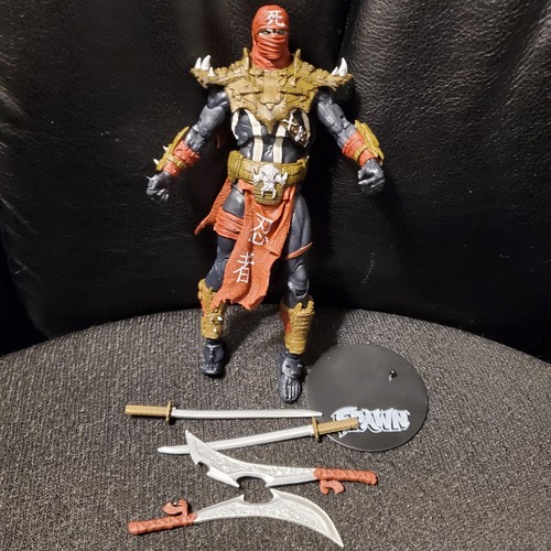 McFarlane Ninja Spawn Loose Complete Action Figure W/ Stand & All Swords - Picture 1 of 2