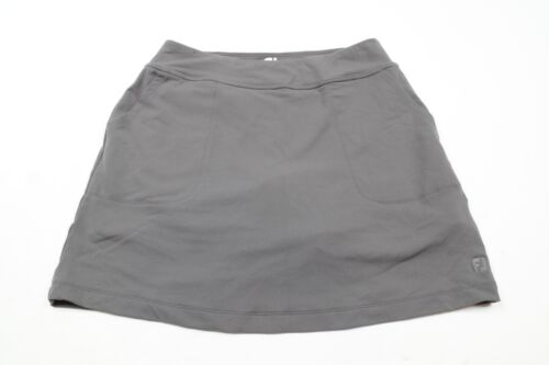 FootJoy FJ dunkelgrau Nylon Stretch Pull On gefüttert Active Golf Skort Damen S