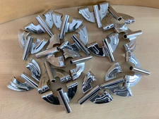 LOT of 16x Butterfly BASS DRUM Mixed HOOP CLAW Parts Collar Hook 80s 90s Import