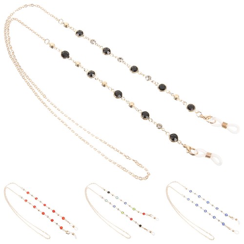 4 Pcs Brillenkette Fräulein Brillenhalter Riemen Schnur Perlenbesetzte - 第 11/12 張圖片