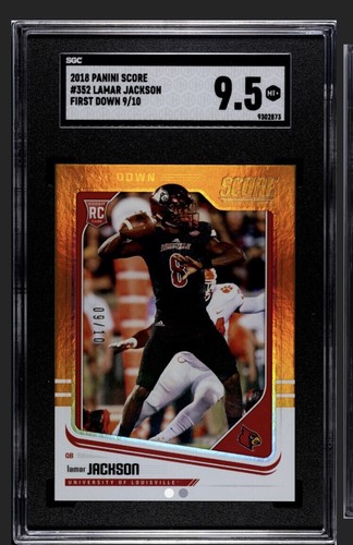 Lamar Jackson [First Down] #352 2018 Score card