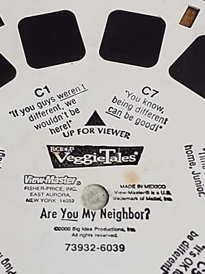 VeggieTales Are You My Neighbor 3d View-Master 3 Reels | eBay