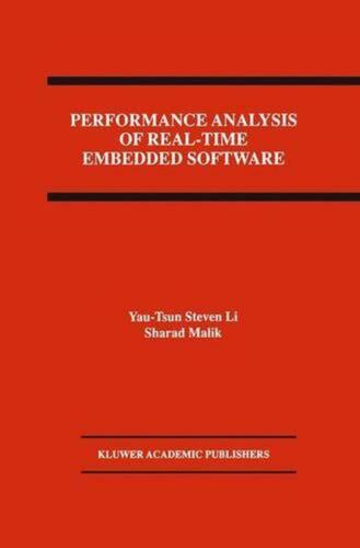 Leistungsanalyse von Echtzeit Embedded Software von Yau-Tsun Steven Li (Engli - Bild 1 von 1
