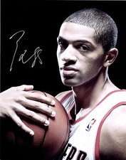 Nicolas Batum Signed 11x14 Photo Will Pass PSA COA Autograph Auto Blazers Rookie