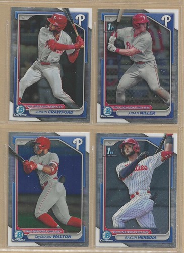 2024 Bowman PAPER BASE & CHROME PROSPECTS Team Set - PICK ANY TEAM(S) YOU WANT - Picture 51 of 73