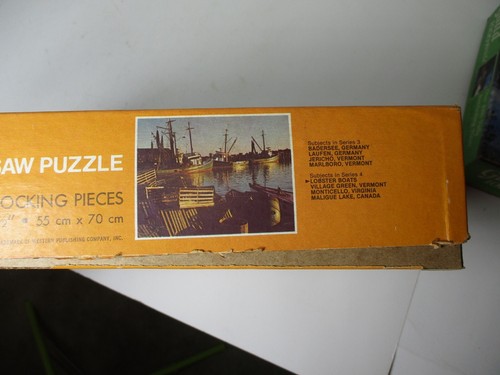 LOT OF TWO GUILD 1000 PC PUZZLES BADERSEE GERMANY  MOUNTAIN RESORT  GERMANY - Picture 10 of 11