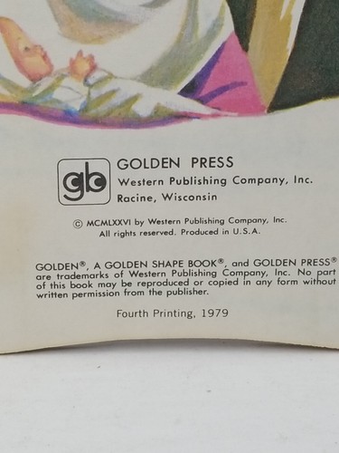 Vintage Children’s Book 1979 THE CHRISTMAS BOOK. A Golden Shape Baby Jesus Birth - Bild 4 von 15