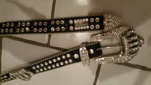 B.B. Simon Magnificent Black Belt -- Super Bling